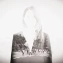Double Exposure Of Young Woman And Cityscape Stock Photos