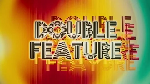 Double Feature Grindhouse Cinema Stock Footage 66313804