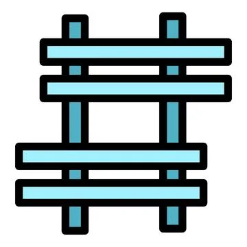 Double flat sign representing lowering pitch in music notation Stock Illustration