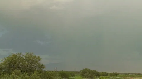 Double forked lightning strikes Stock Footage 360658