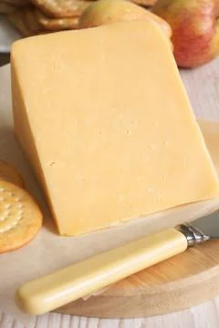 Double Gloucester Cheese Stock Photos