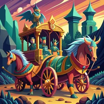 Double-Headed Battle Axe Illustration Stock Illustration