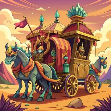 Double-Headed Battle Axe Illustration Illustrazione stock