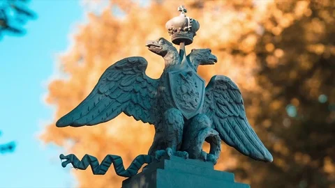 Double-Headed Eagle Stock Footage 73741170