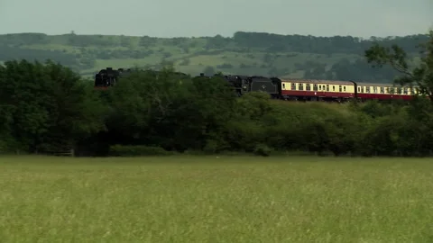 Double Headed Mainline Steam Charter Stockbeeldmateriaal 331860159