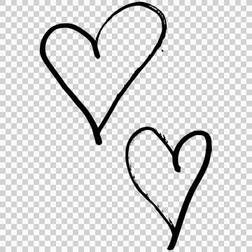 Double heart Stock-Illustration