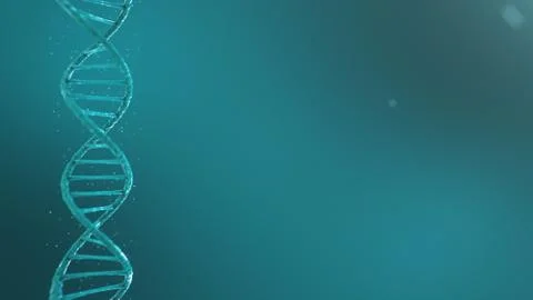 Double helical structure of DNA, DNA molecule, RNA. The concept of biochemistry Illustrazione stock