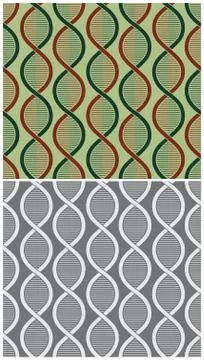 Double Helix of DNA background Stock Illustration