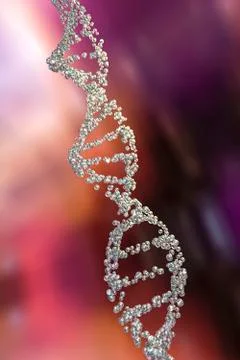 Double helix of DNA Stock Illustration