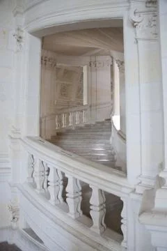 Double-helix staircase Stock Photos