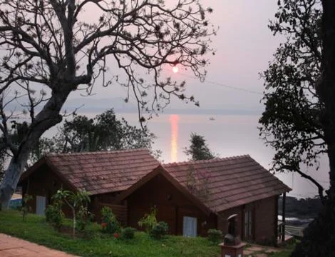 Double House 스톡 사진