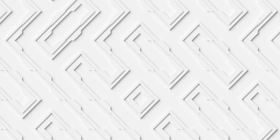 Double layered white angled cube boxes block frames modern technology backg.. Illustrazione stock