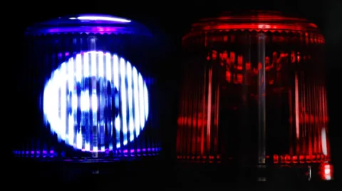 Double light signal Stock Footage 32695167