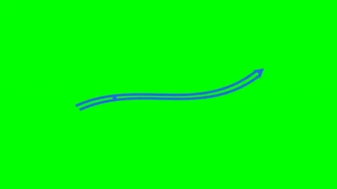 Double line tech grid arrow right vertical pop green screen Stock Footage 344648337