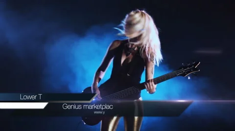 Double Lower Third V01 Stock After Effects