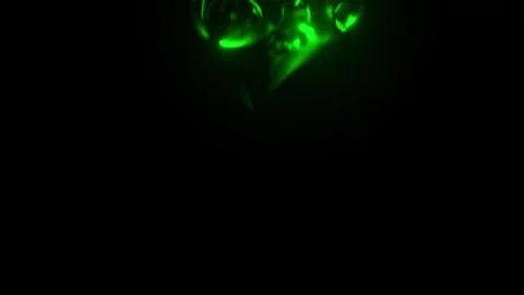 Double Metallic Grasshopper Man Rotation VJ Loop 4K Stock Footage 133617900