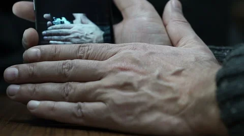 Double Mirror Effect with smartphone, slow motion (2nd version) Stock Footage 58944958