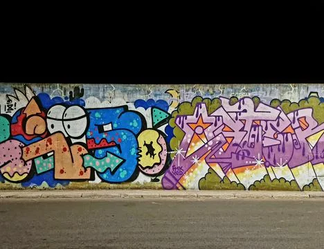 Double murals Stock Photos