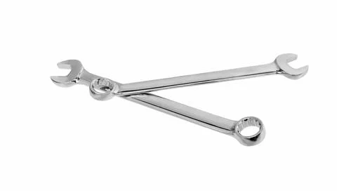 Double open end wrench Stock Photos