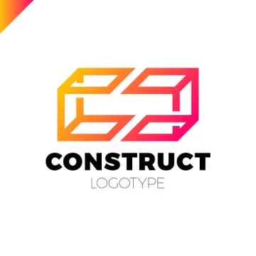 Double or two Letter C logo icon design template elements in 3d style Stock Illustration