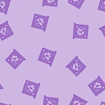 Double pane windows energy conservation line seamless pattern Stock Illustration