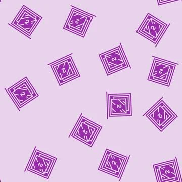 Double pane windows energy conservation glyph seamless pattern Stock Illustration