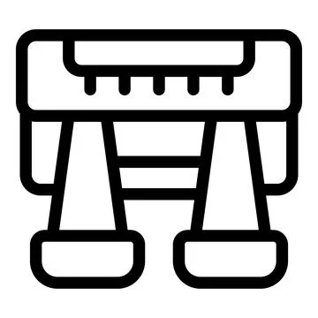 Double paper tray printer peripheral device for printing イラスト素材