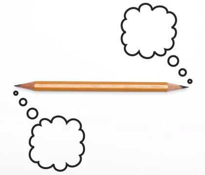 Double pencil Foto stock