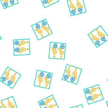Double pole single throw switch vector seamless pattern Stock Illustration