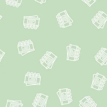 Double pole single throw switch device line vector seamless pattern Stock Illustration