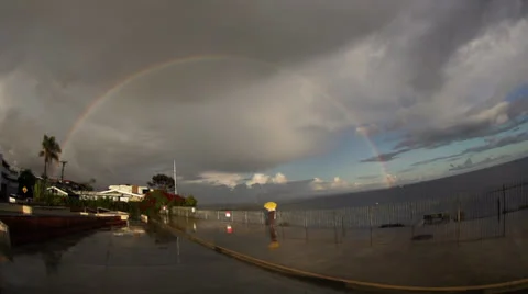 Double Rainbow Stockbeeldmateriaal 23223646