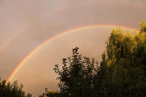 The double rainbow Stock Photos