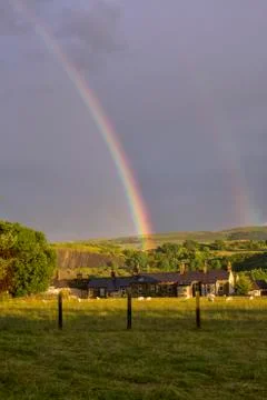 Double rainbow Stock Photos