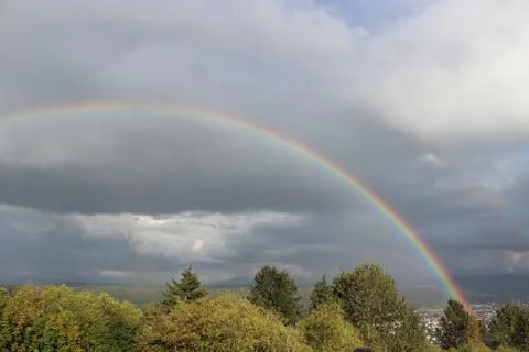 Double rainbow Stock Photos