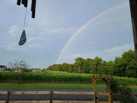 Double Rainbow Stock Photos