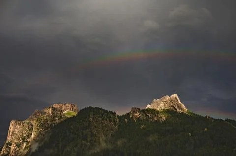 Double rainbow Stock Photos