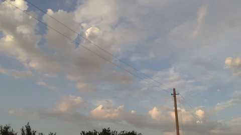 Double Rainbow In the Sky With White Beautiful Clouds - Panorama Stock Footage 106418002