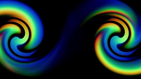 Double Rainbow Vortex Stock Footage 340305538