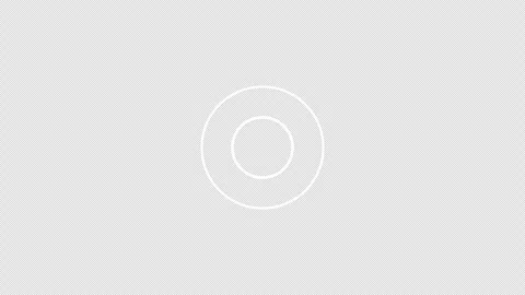 Double Ring Click Effect Animation on Transparent Background with Alpha Channel 스톡 동영상 340181847