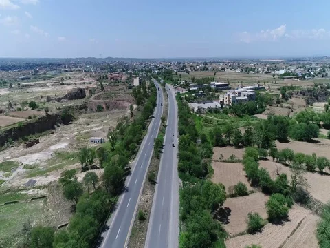 Double road Stock Footage 77315814