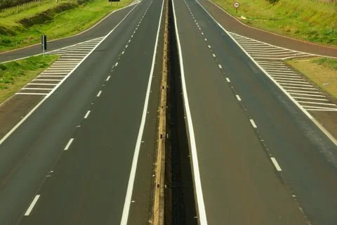 Double road Stock Photos