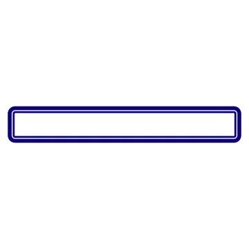 Double Rounded Rectangle Frame Template Stock Illustration