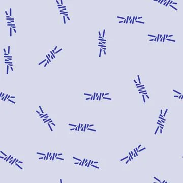 Double sheet bend nautical knot glyph seamless pattern Stock Illustration