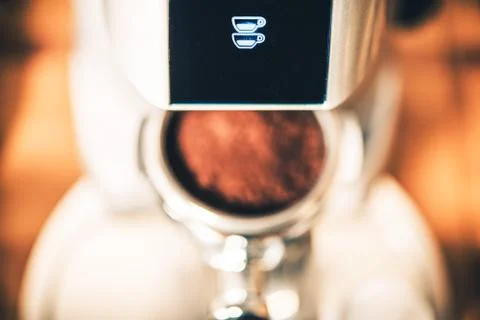 Double shot espresso coffee Foto stock