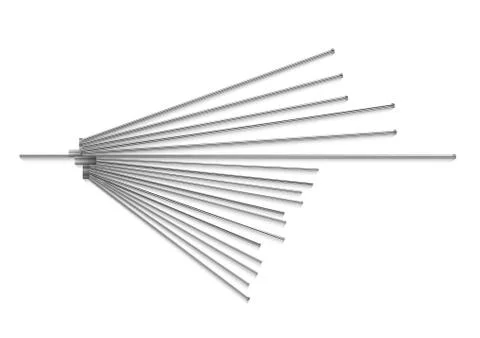 Double-sided button surgical probe. You can switch off light and shadow. Phot Stock Illustration