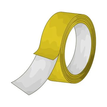 Double-Sided Tape illustration Stock Illustration