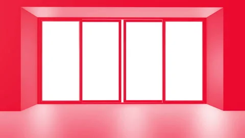 Double sliding automatic glass doors in clean interior. Stock Footage 108899121