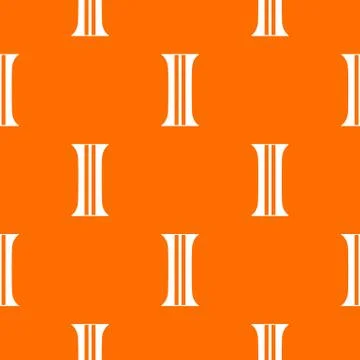 Double solid pattern orange イラスト素材
