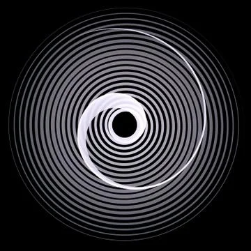 Double spiral Stock Illustration