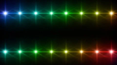 Double Stars lens flares pattern color Illustrazione stock